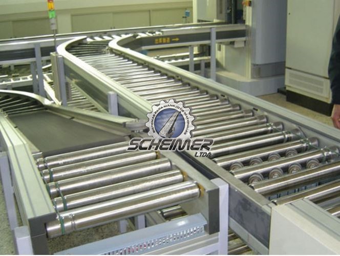 Bandas Sobre Rodillo vivo Cadena