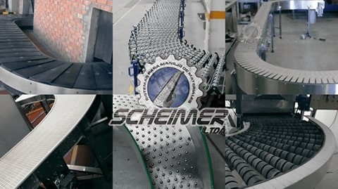 Transportadores Curvos 45°, 90° y 180°